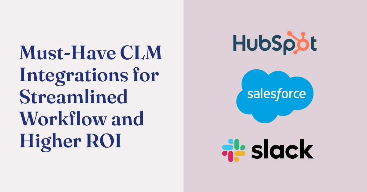 6 MustHave CLM Integrations with Business Tools